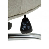 Marcella Natural Velvet Home Office Chair