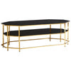 Verrazano Black Tempered Glass Coffee Table