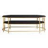 Verrazano Black Tempered Glass Coffee Table