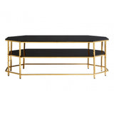 Verrazano Black Tempered Glass Coffee Table
