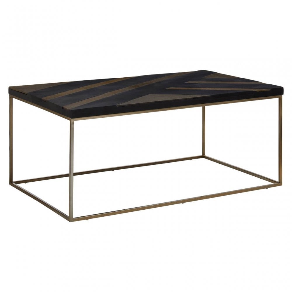 Metis Black And Gold Coffee Table