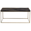 Metis Black And Gold Coffee Table