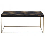 Metis Black And Gold Coffee Table