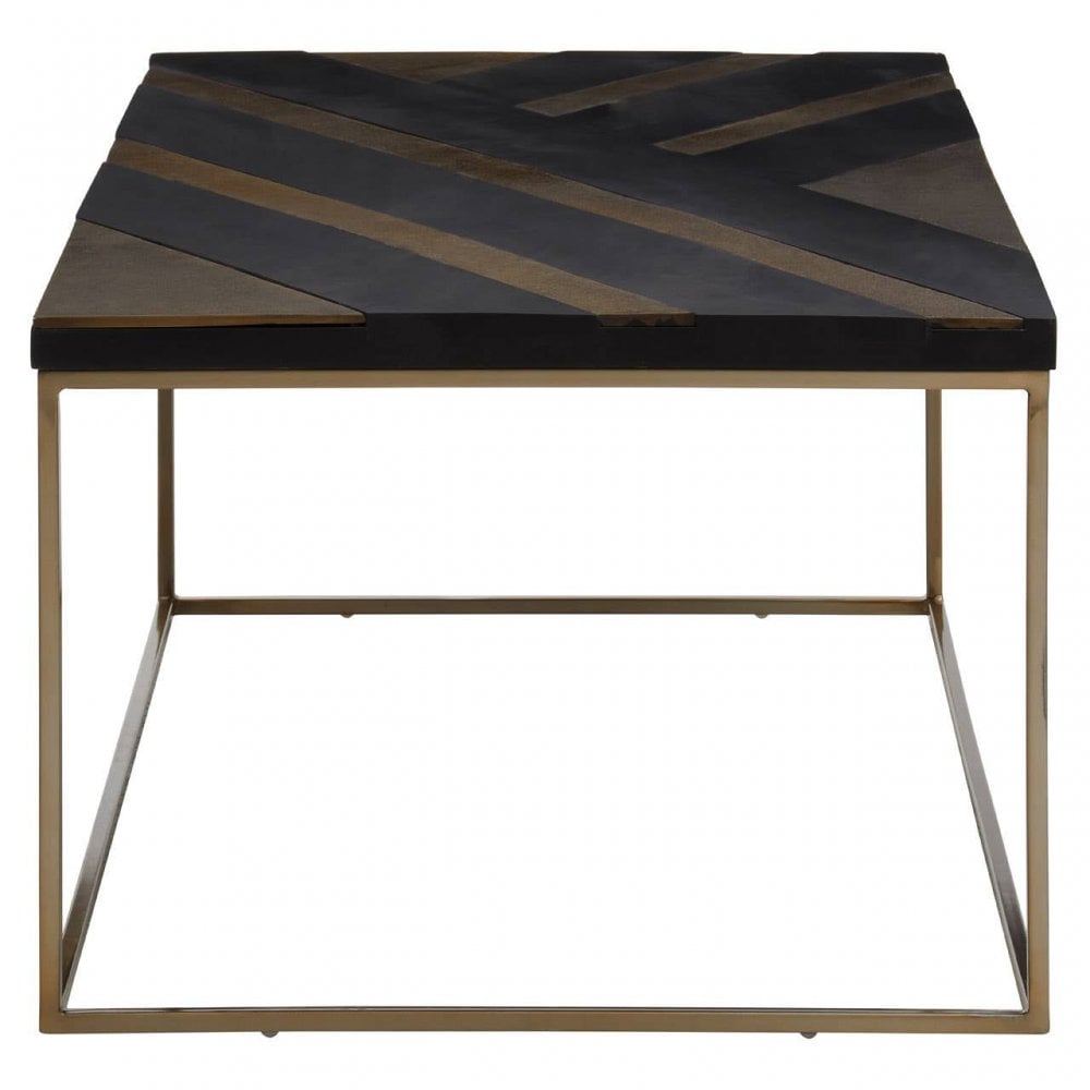 Metis Black And Gold Coffee Table