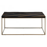 Metis Black And Gold Coffee Table
