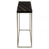 Metis Black And Gold Console Table