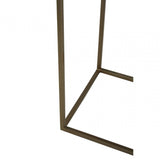Metis Black And Gold Console Table