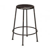 Craft Black Metal Stool
