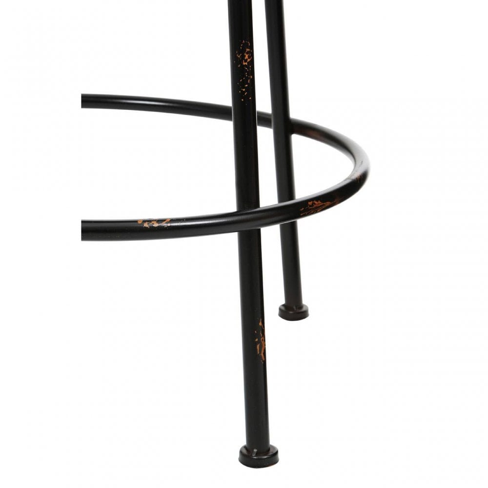 Craft Black Metal Stool