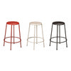 Craft Cream Metal Round Footrest Stool