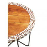 Craft Round Acacia Wood Side Table