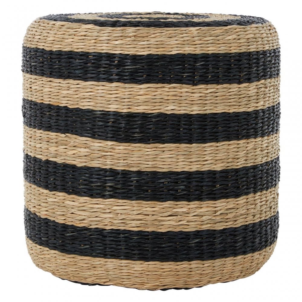 Shelby Seagrass Pouffe
