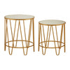 Vento Set Of 2 Hairpin Design Side Tables