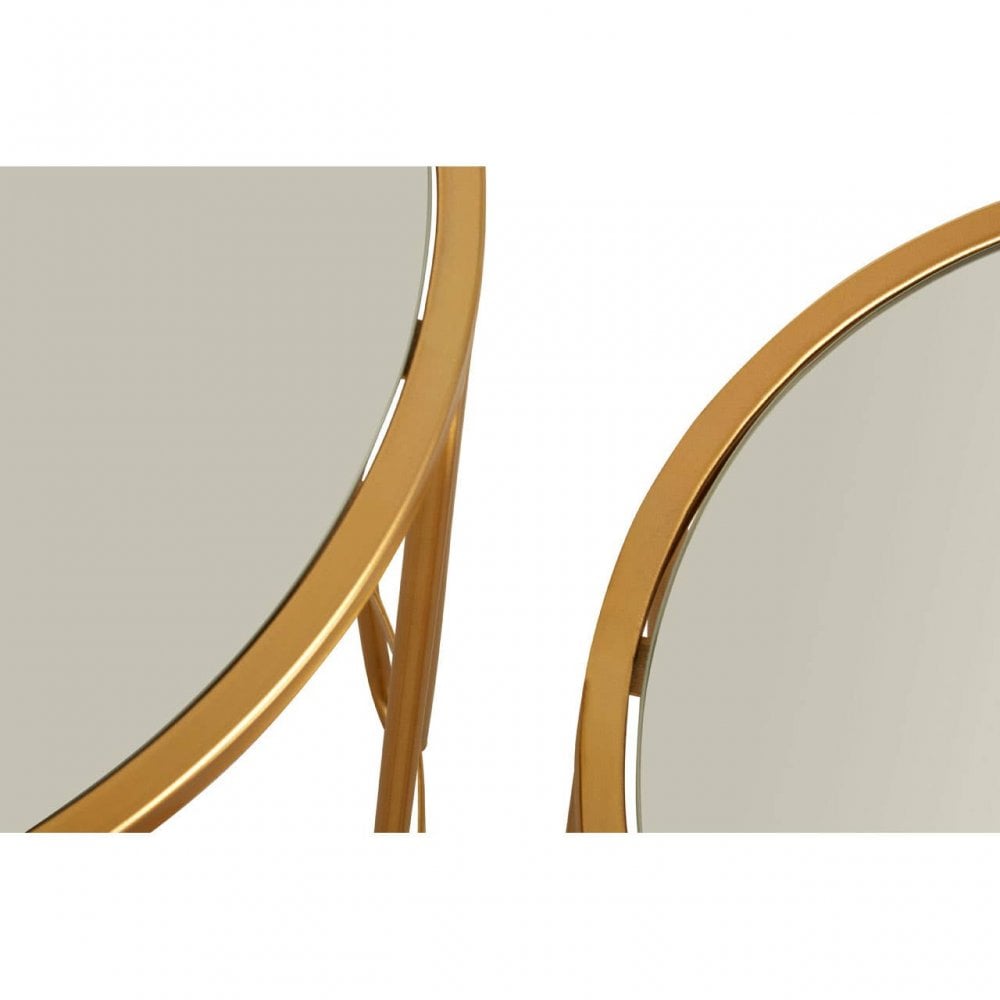 Vento Set Of 2 Hairpin Design Side Tables