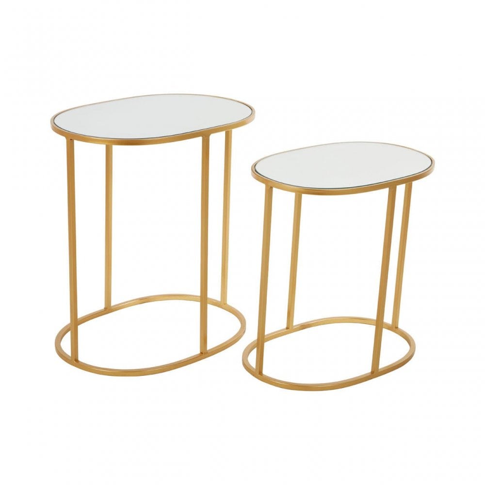Vento Set Of 2 Oval Side Tables
