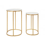 Vento Set Of 2 Oval Side Tables