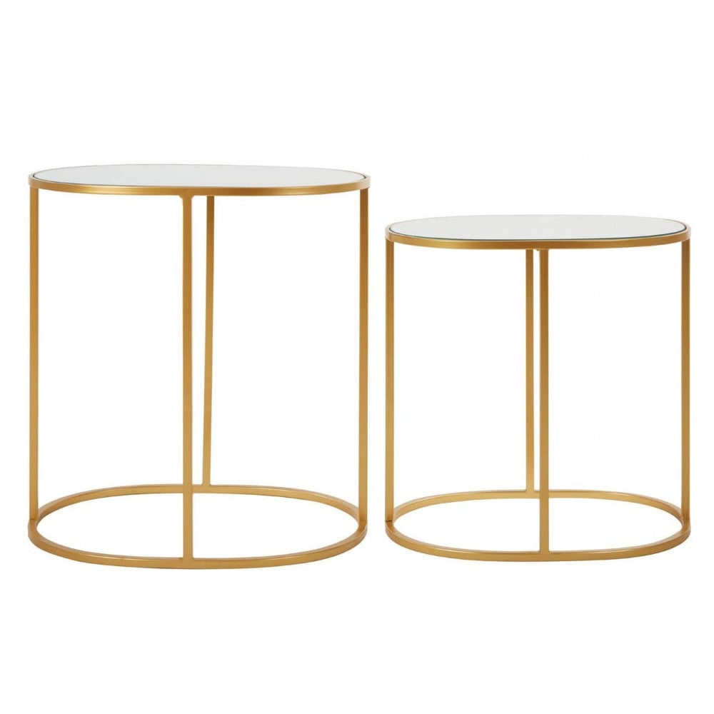 Vento Set Of 2 Oval Side Tables