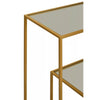 Rialto Gold Finish Console Table