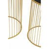 Rialto Set Of Two Black And Gold Side Tables