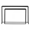 Rialto Set Of Two Black Console Tables