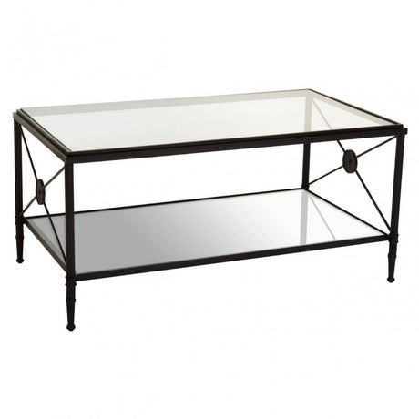 Vertex Coffee Table With Black Finish Frame
