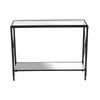Vertex Console Table With Black Finish Frame