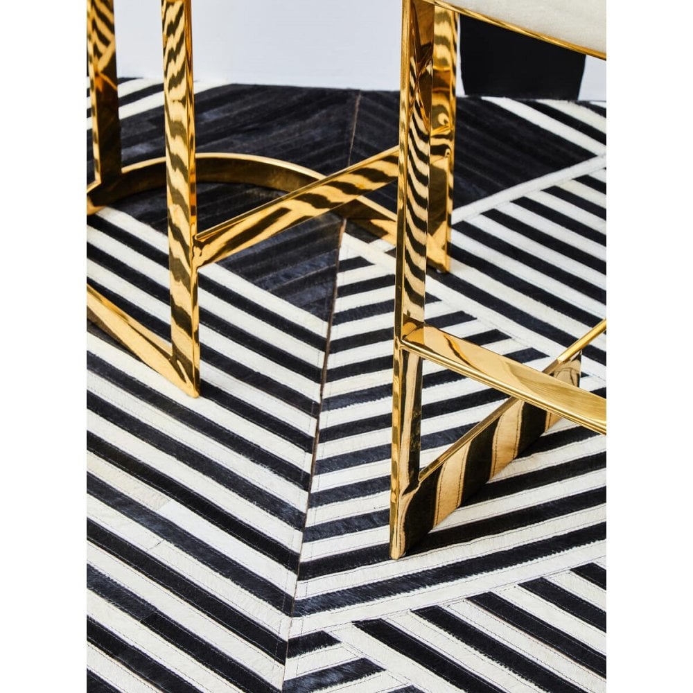 Flora Ivory And Gold Finish Bar Stool