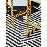 Flora Ivory And Gold Finish Bar Stool