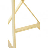 Flora Ivory And Gold Finish Bar Stool
