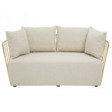 Flora Two Seat Fabric Sofa