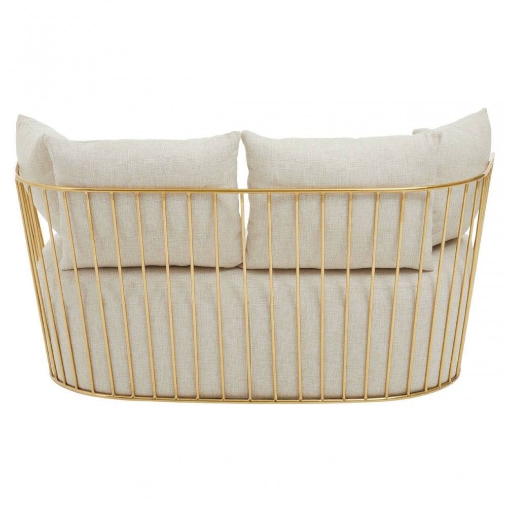 Flora Two Seat Fabric Sofa