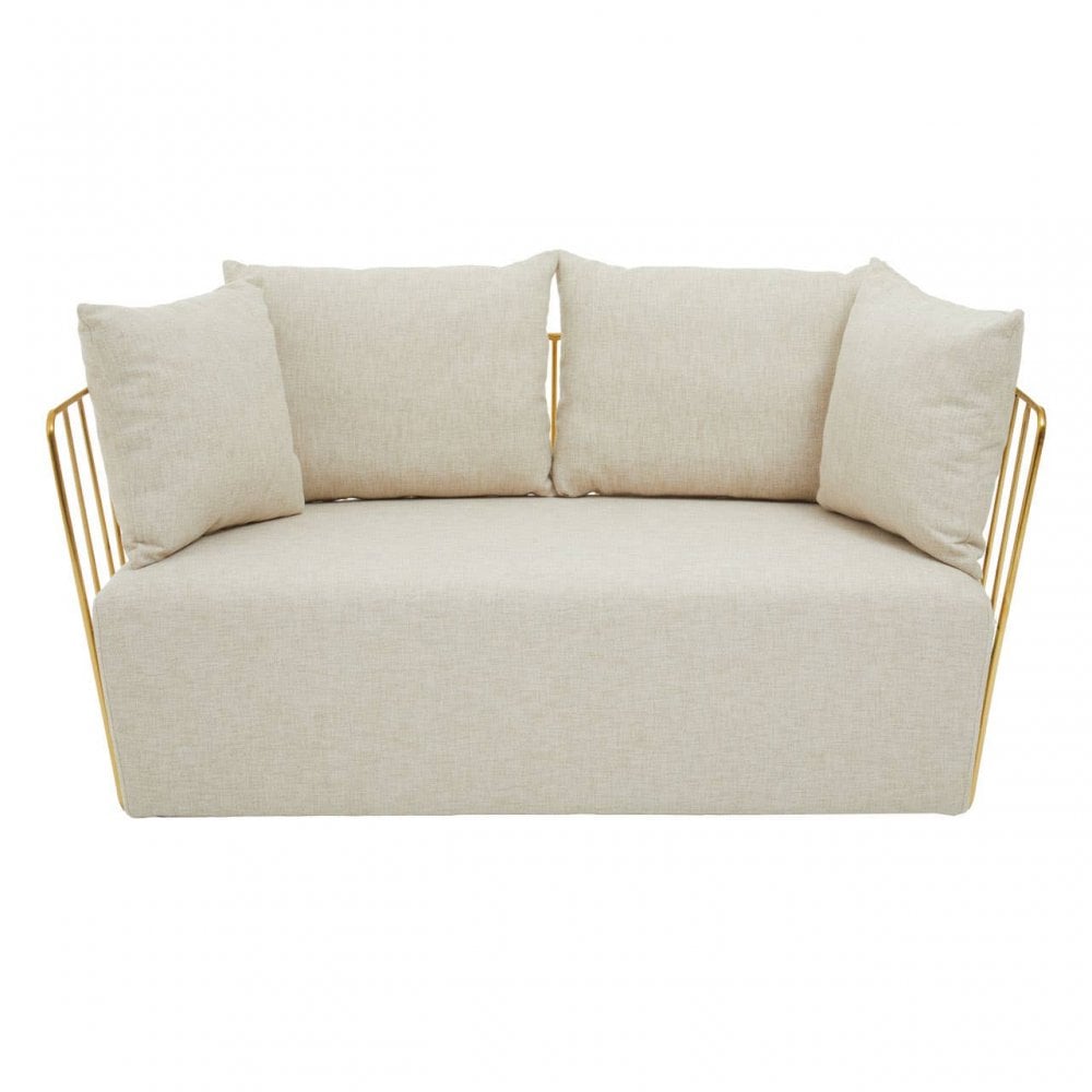 Flora Two Seat Fabric Sofa