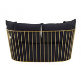 Flora Two Seat Fabric Sofa