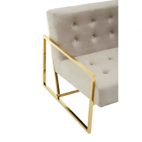 Flora Two Seat Velvet Sofa