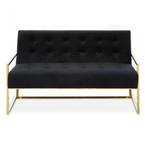 Flora Two Seat Velvet Sofa