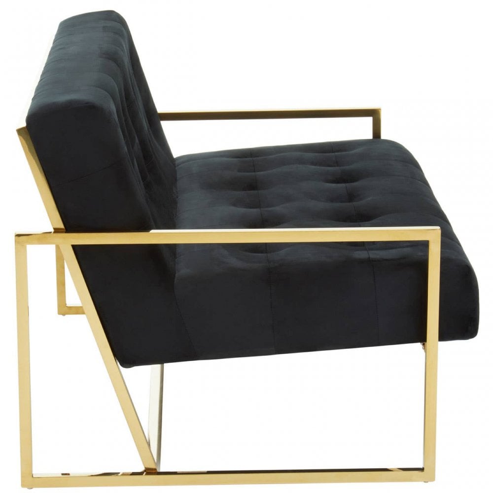Flora Two Seat Velvet Sofa