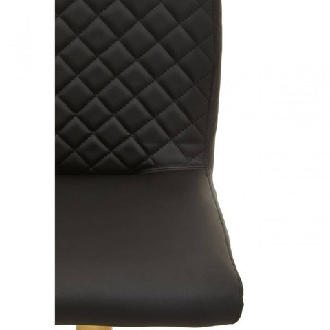 Elara Black And Gold Bar Stool
