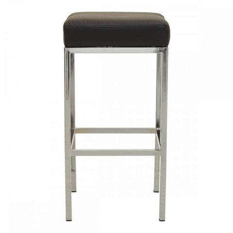 Elara Black Pu Bar Stool
