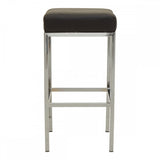 Elara Black Pu Bar Stool