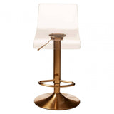 Elara Clear Acrylic Seat Bar Stool
