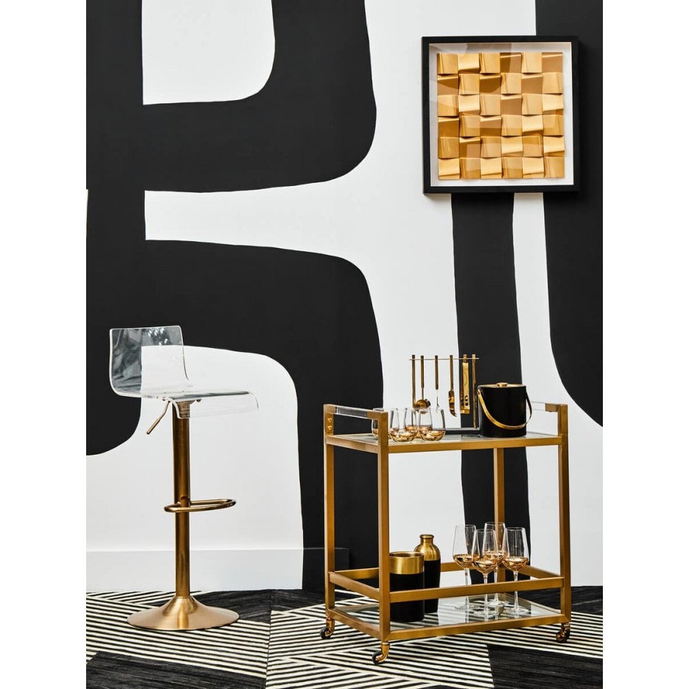 Elara Clear Acrylic Seat Bar Stool