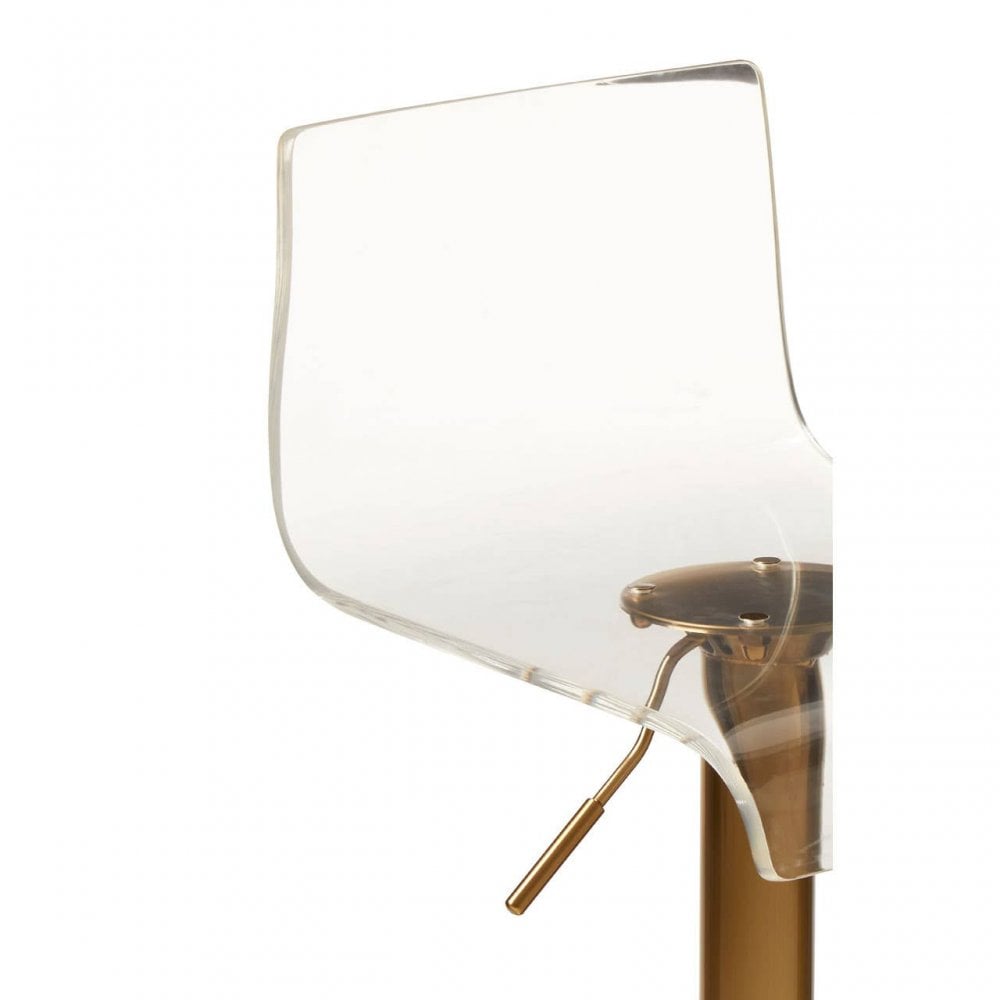 Elara Clear Acrylic Seat Bar Stool