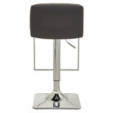 Elara Dark Grey And Square Base Bar Stool