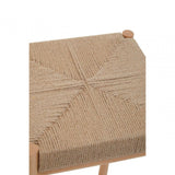 Java Natural Wood Bar Stool