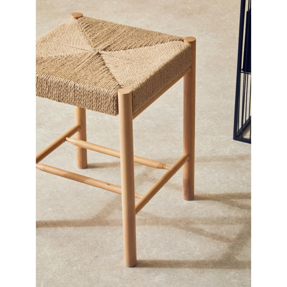 Java Natural Wood Stool