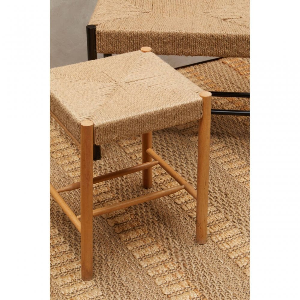 Java Natural Wood Stool