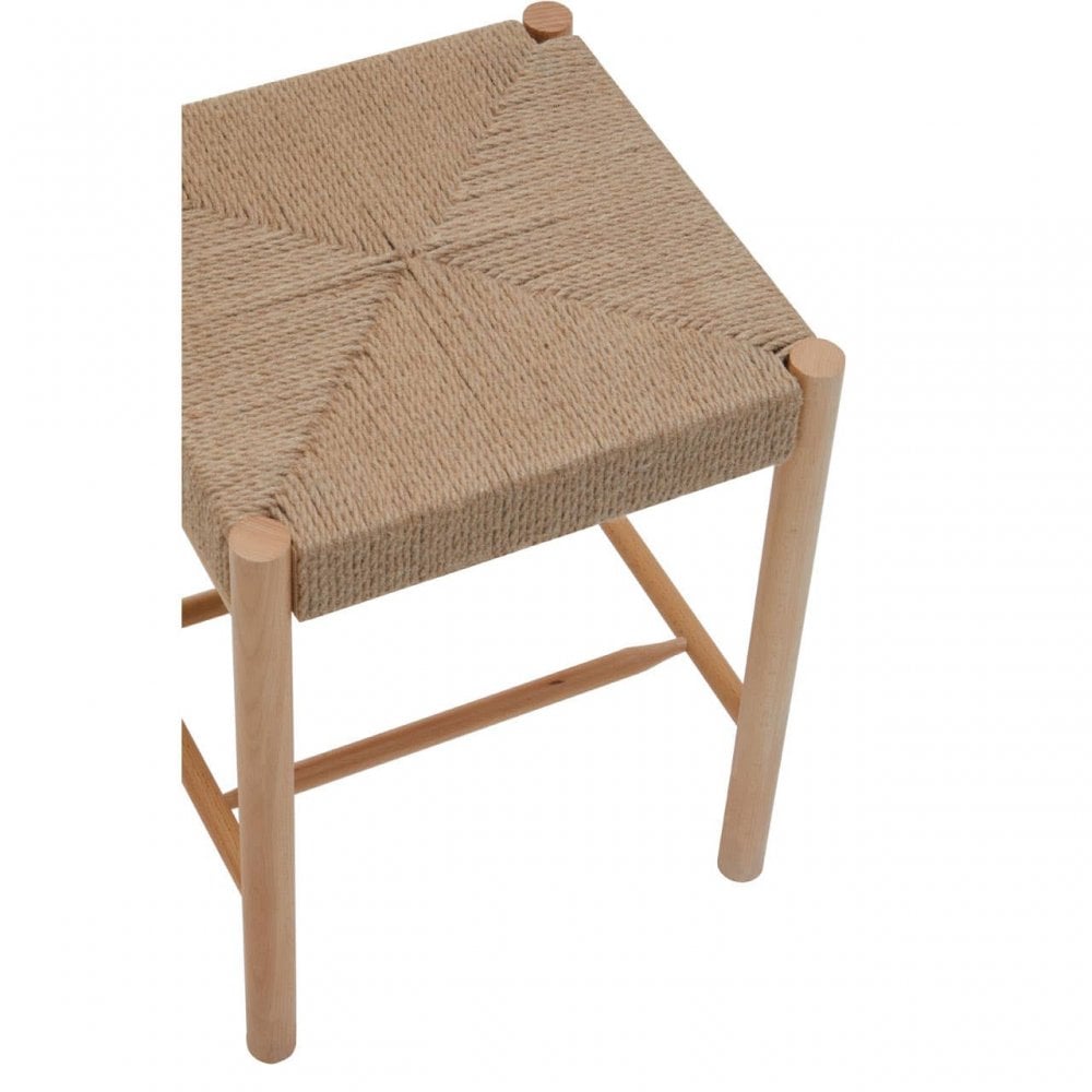 Java Natural Wood Stool