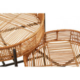 Kalimantan Set Of 2 Natural Rattan Side Tables
