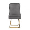 Belleview Button Back Grey Dining Chair