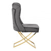Belleview Button Back Grey Dining Chair